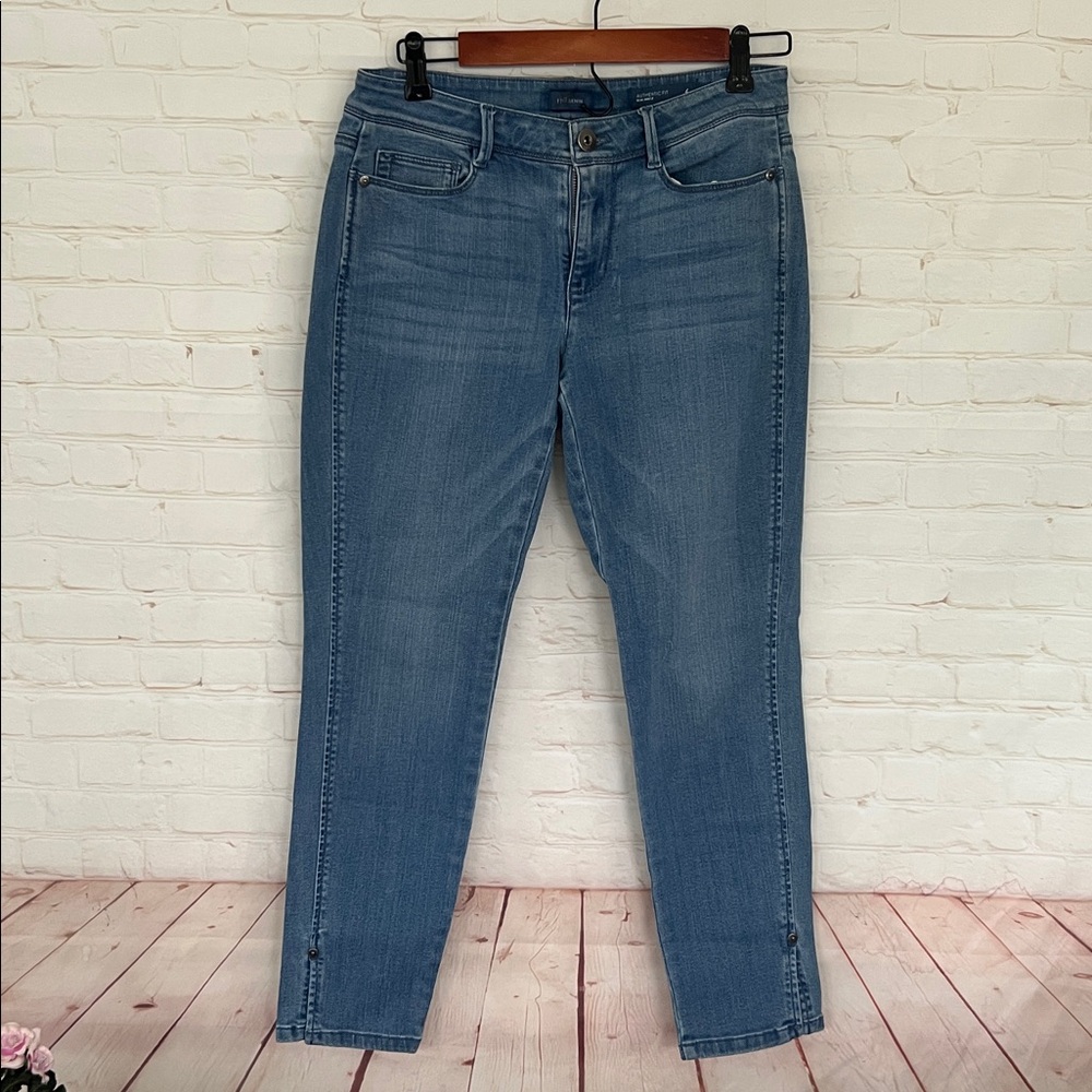 J JILL Authentic Fit slim ankle denim jeans size 6 petite